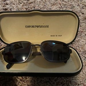 Armani sun glasses with case